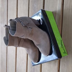 Sam Edelman Grey Suede Ankle Boots Women's 6